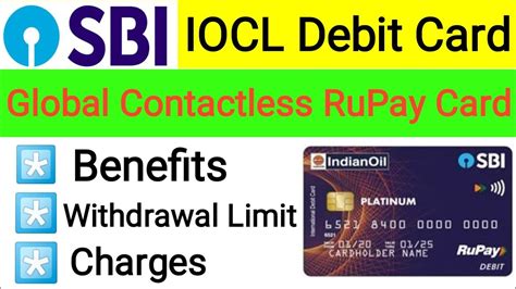 sbi mastercard contactless debit card charges|SBI iocl contactless debit card.